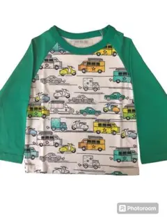 車柄長袖Ｔシャツ