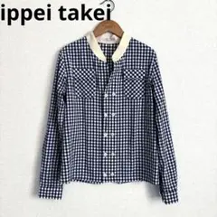ippei takei イッペイタケイ バンドカラーシャツ ブラウス 日本製
