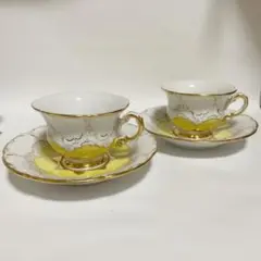 マイセン Bフォーム カップ&ソーサー 2客セット
