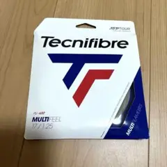 新品　ケース入り　マルチフィール　ガット 1.25 テクニファイバー　ナチュラル