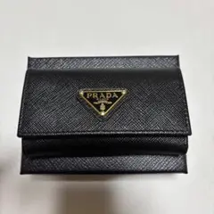 PRADA サフィアーノレザー キーケース ブラック