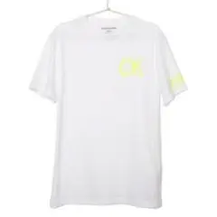 【L】CALVIN KLEINカルバンクライン Tシャツ HERO LOGO/白