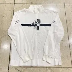 sh1130 adabat 長袖ハイネックゴルフウェア ホワイト　アダバット