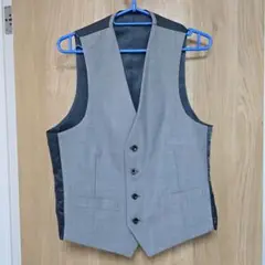 SUIT SELECT スーツベスト リバーシブル グレー ブラック