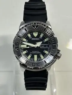 完動 SEIKO ダイバー ブラックモンスター 7S26-0350 SKX779