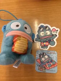 スシロー　はぴだんぶい　ハンギョドン　マスコット　ピック　セット