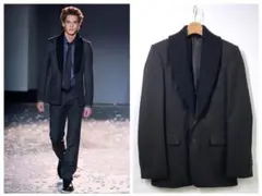 KRIS VAN ASSCHE カシミア パイロット コート ブラック 36 fre-91488_001.jpg