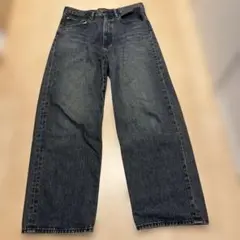 【美品】GU バギージーンズ　31 66 BLUE 丈標準