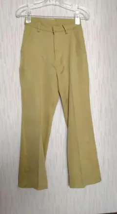 GRL センタープレス　ストレートパンツXSサイズ