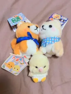 まるたま豆しば三兄弟夕涼み