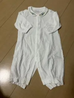 ホワイトロンパース 70-80cm
