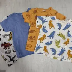 SIMPLE FREE他 恐竜柄 Tシャツ 100　4点セット