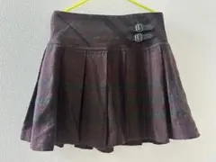 バーバリーチルドレン チェック柄プリーツスカート 8Y 128cm