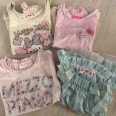 メゾピアノ トップス 半袖 セット 90cm