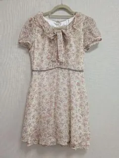 NETTO di MAMMINA 半袖ワンピース 花柄 ネットディマミーナ