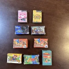 任天堂　ゲームボーイアドバンス　ゲームキューブ　消しゴム 9点セット
