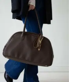 【eL】JEANASiSラージボストンバッグ　Large Boston Bag