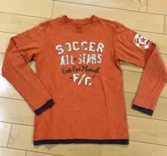 GapKids 【ギャップ キッズ】オレンジ 長袖カットソー 150cm