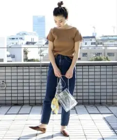 FREAK'S STORE WEB限定メロースリーブ　リブT