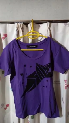 salyu さりゅ 紫色 半袖Tシャツ