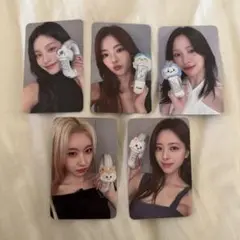 ITZY OFFICIAL LIGHT RING VER 2 トレカ コンプ
