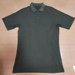 DENHAM オリーブ色ポロシャツ　サイズS
