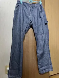 デニム　ペインターパンツ　ダークブルー