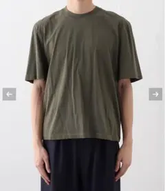 ENTIRE STUDIOS DART TEE MILITARY カーキ　M