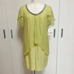 新品タグ付き イエロー ブラウス