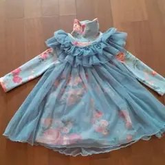 ワンピース　花柄　レース