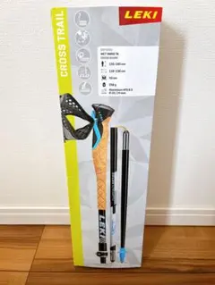 レキ LEKI トレッキング クロストレイルポール 3段折り畳み式 ブルー