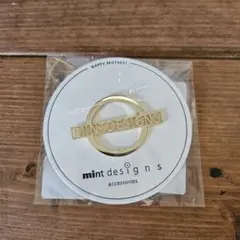 新品 ミントデザインズ mintdesigns PINS ゴールド ブローチ