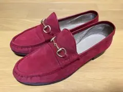 グッチ GUCCI ホースビット スエードローファー シューキーパー付