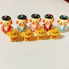 和服のクマ置物