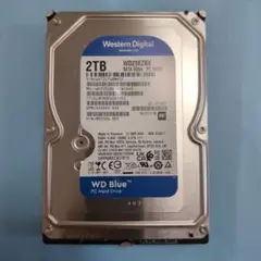 【新古品使用時間10時間以内】HDD 2TB 3.5インチ