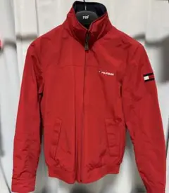 TOMMY HILFIGER レッドナイロンジャケット