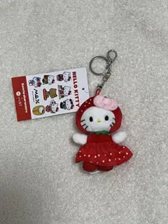 キティ　ローリーズファーム　Me% ハローキティ　トイキーホルダーいちごサンリオ