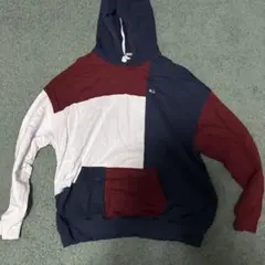 TOMMY JEANS パネルデザイン フーディ M