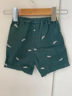 petit main 車刺繍 ショートパンツ 80