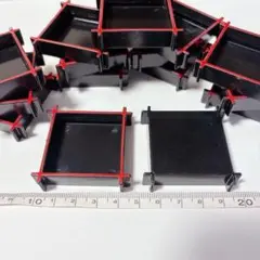15個 寿司桶 正方形 四角 ミニチュア ハンドメイド ドールハウス