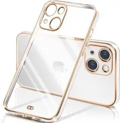 ラスト1点‼️iPhone13mini シリコンソフトケース ゴールド/ホワイト