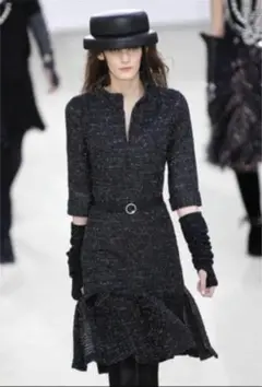 シャネル CHANEL キラキラ ワンピース ドレスコート