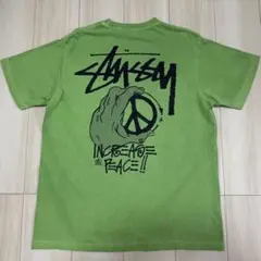 STUSSY⭐️INCREASE THE PEACE Tシャツ / グリーンv