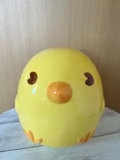 即購入⭕️【貯金箱】ひよこ 陶器 割れ物