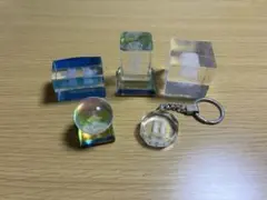 クリスタル置き物 5点