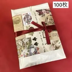 海外紙もの ジャンクジャーナル コラージュ素材紙 ステッカー メモ紙 まとめ売り
