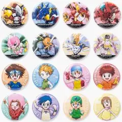デジモンアドベンチャー　缶バッジセット　コンプリート19個　AniBirth