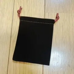 カラーポーチ 巾着袋 8×10cm 小物入れ ケース ソフトタイプ ブラウン