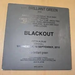 THE BRILLIANT GREEN BLACKOUT 初回限定盤 DVD付