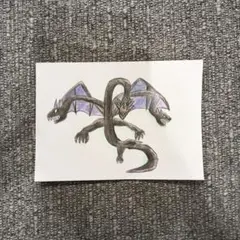 【子供の絵】ドラゴン手書きイラスト